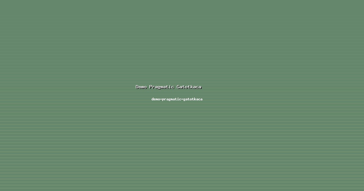 Keseimbangan Demo Pragmatic Gatotkaca Ideal di demo-pragmatic-gatotkaca