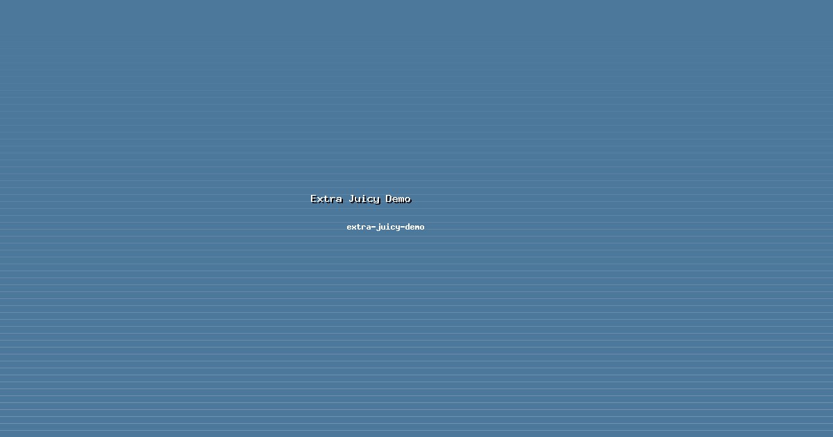 Impact Extra Juicy Demo Positif di extra-juicy-demo