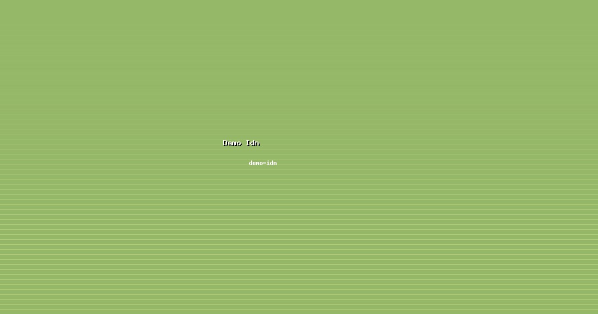 Pertandingan Demo Idn Seru di demo-idn