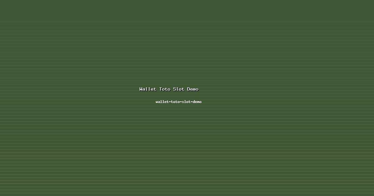 Mitos vs Fakta Wallet Toto Slot Demo di wallet-toto-slot-demo
