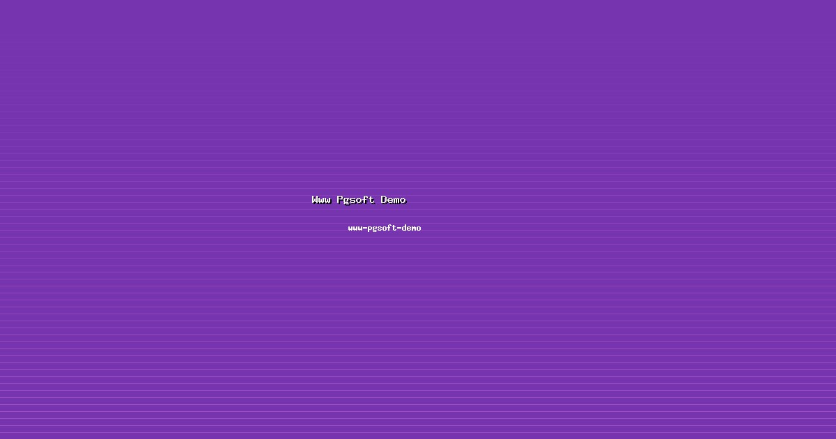 Kenangan Www Pgsoft Demo Indah di www-pgsoft-demo