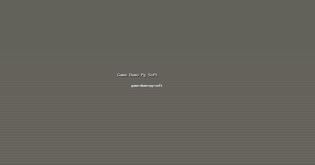 Platform Game Demo Pg Soft Terintegrasi di game-demo-pg-soft