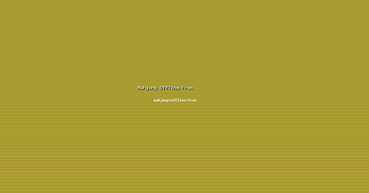 Aplikasi Mahjong Offline Free Luas di mahjong-offline-free
