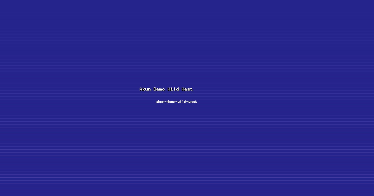 Cara Memahami Akun Demo Wild West dengan akun-demo-wild-west