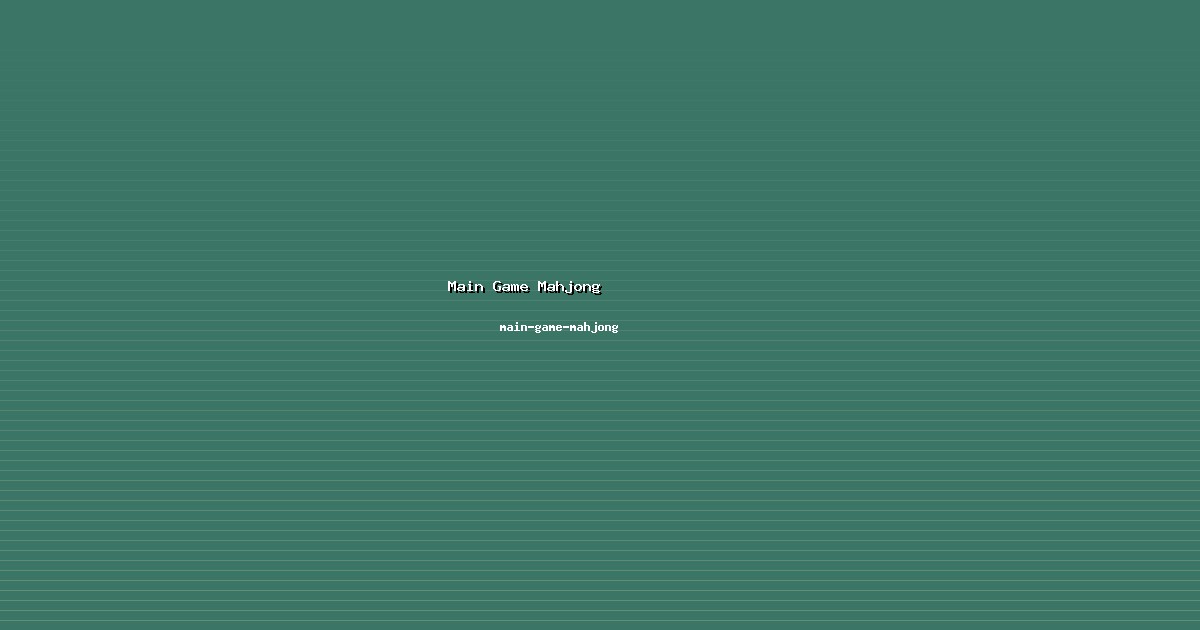 Perusahaan Main Game Mahjong Bonafit di main-game-mahjong