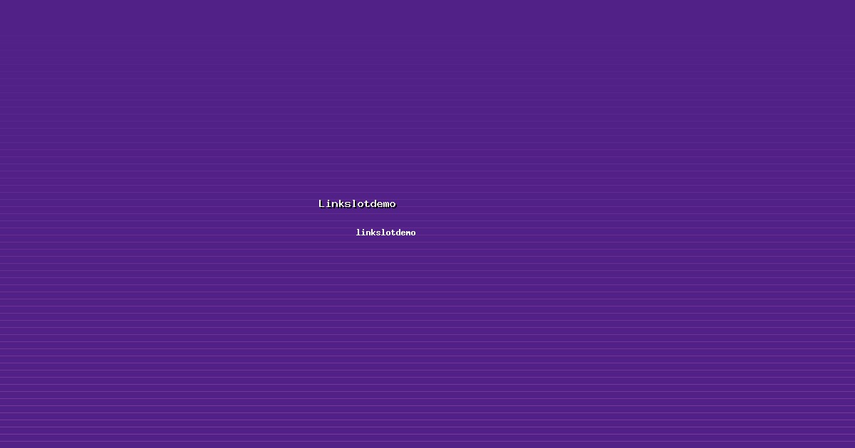 Entitas Linkslotdemo Legal di linkslotdemo