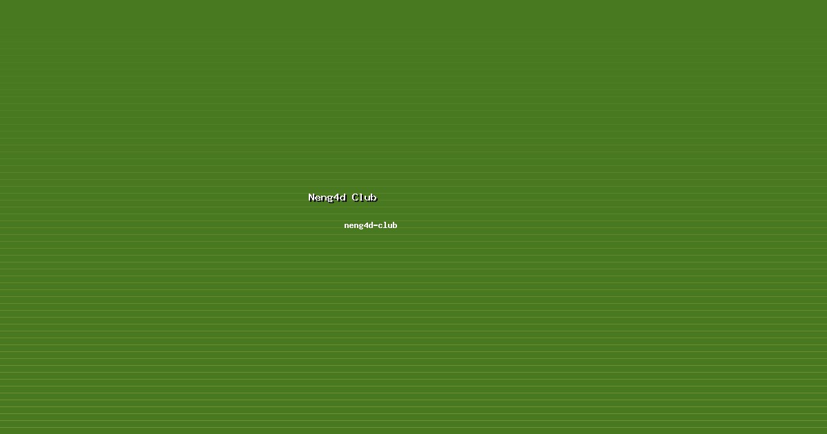 Praktisi Neng4d Club Handal di neng4d-club