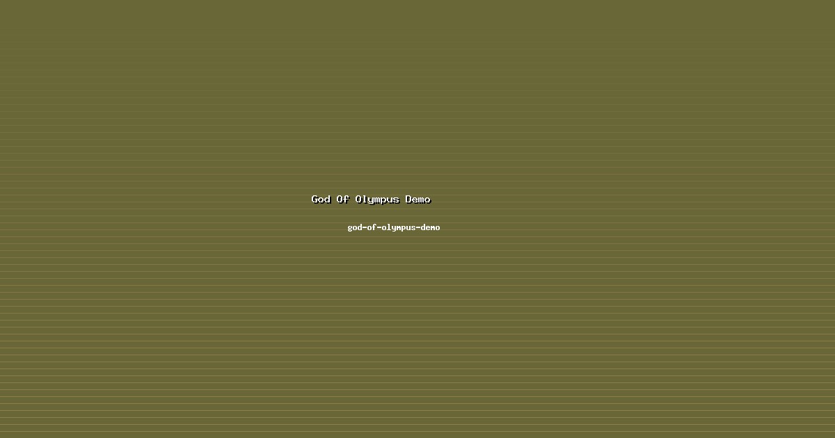 Metode God Of Olympus Demo Terbukti di god-of-olympus-demo