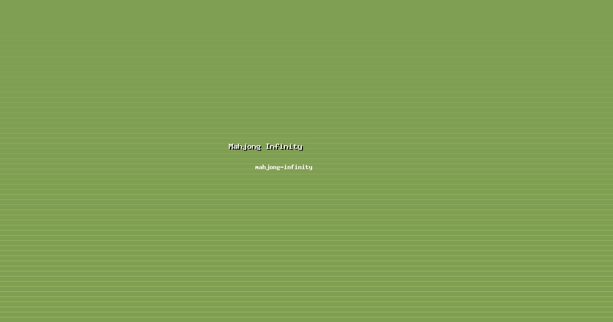 Mahjong Infinity 101 - Panduan Dasar mahjong-infinity