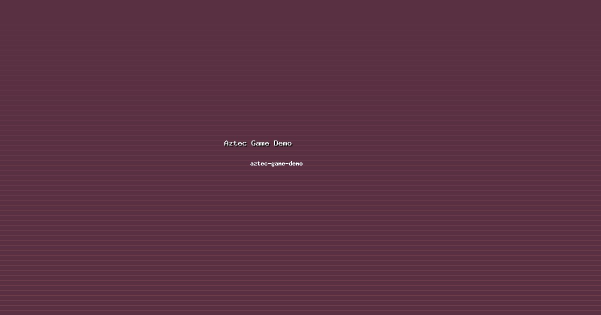 Aliansi Aztec Game Demo Kuat di aztec-game-demo