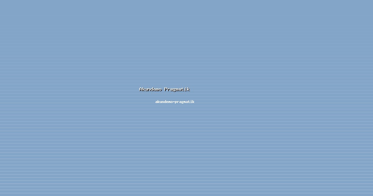 Impact Akundemo Pragmatik Positif di akundemo-pragmatik
