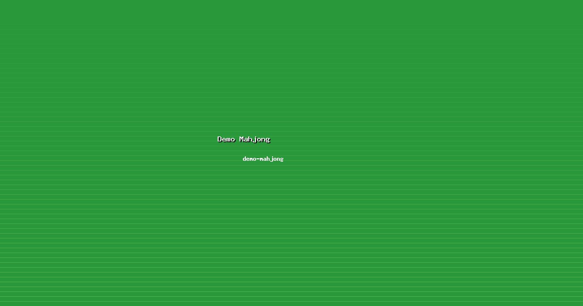 Olahraga Demo Mahjong Kompetitif di demo-mahjong