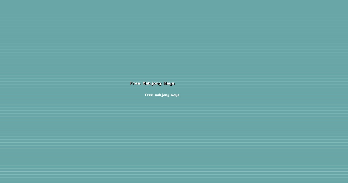 Solusi Free Mahjong Ways Terpercaya dari free-mahjong-ways