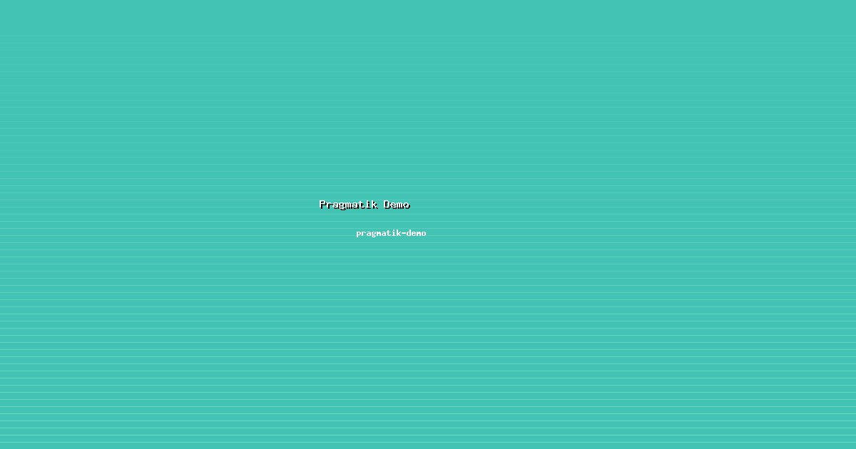 Kepatuhan Pragmatik Demo di pragmatik-demo