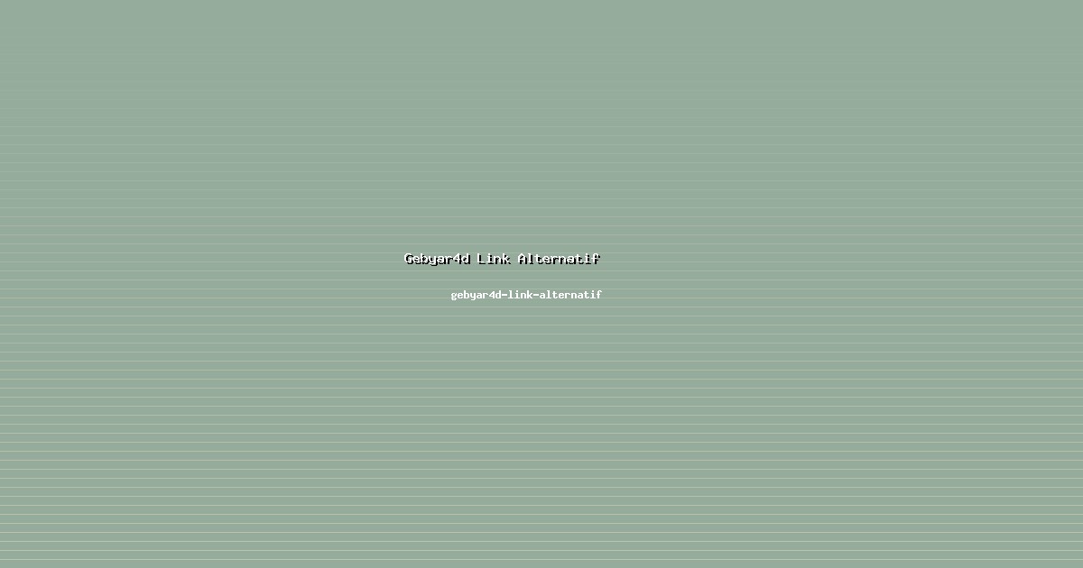 CEO Gebyar4d Link Alternatif Inovatif di gebyar4d-link-alternatif