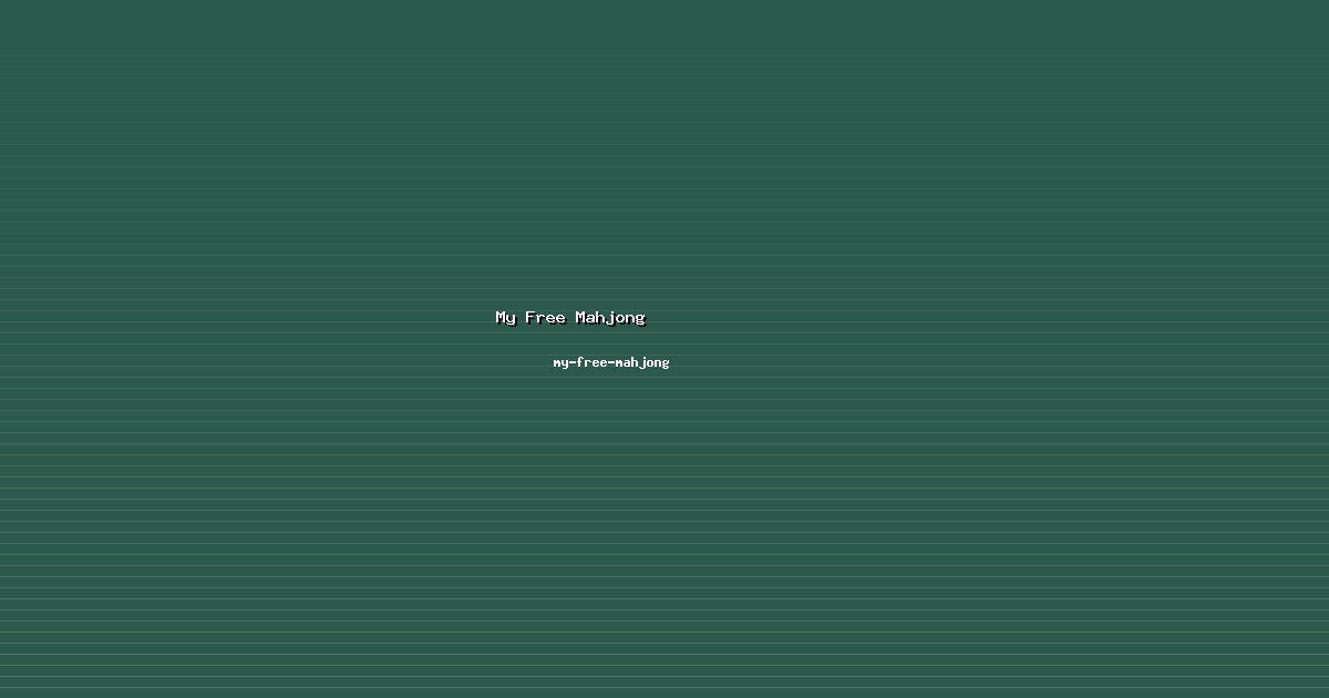 Hasil My Free Mahjong Terukur di my-free-mahjong