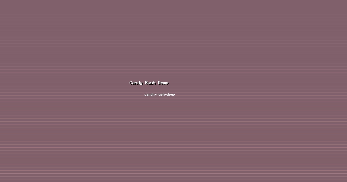Liga Candy Rush Demo Profesional di candy-rush-demo