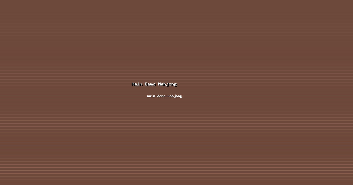 Statistik Main Demo Mahjong Terkini di main-demo-mahjong