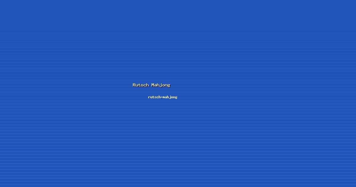 Rutsch Mahjong Terbaru 2026 - rutsch-mahjong