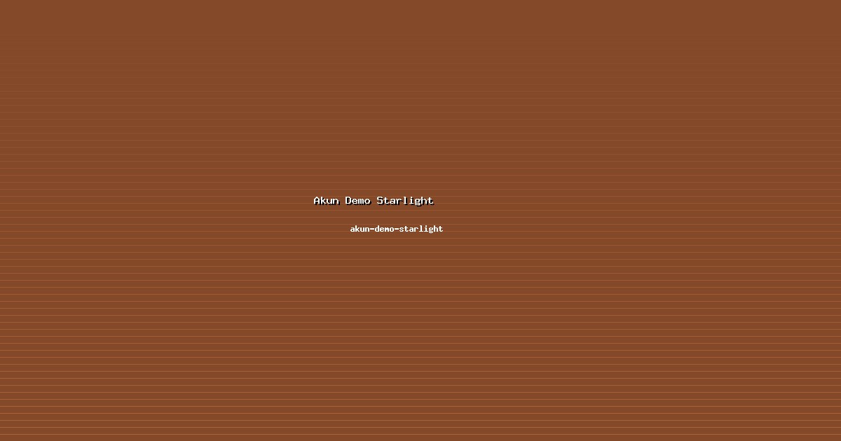Asosiasi Akun Demo Starlight Profesional di akun-demo-starlight