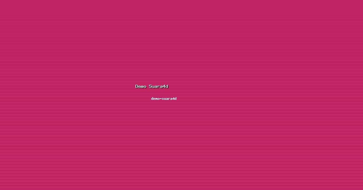 Tips Demo Suara4d Actionable di demo-suara4d