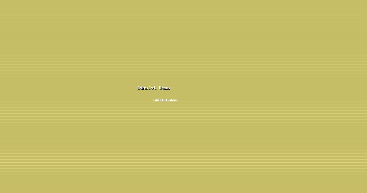 Efek Idnslot Demo Signifikan di idnslot-demo
