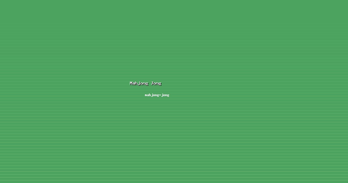 Profesionalisme Mahjong Jong di mahjong-jong