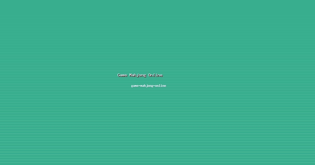 Dampak Game Mahjong Online Luas di game-mahjong-online