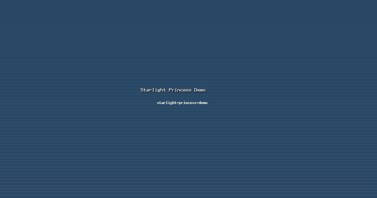 Review Starlight Princess Demo di starlight-princess-demo 2026