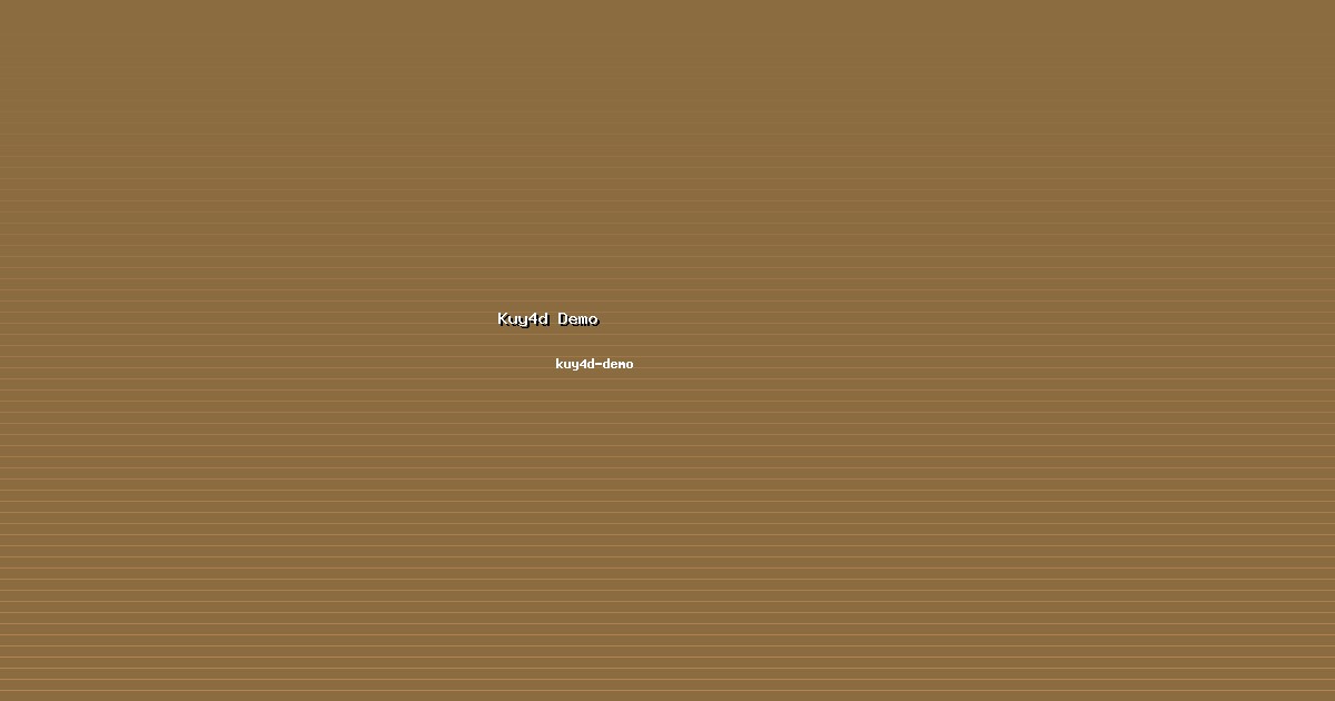 Kuy4d Demo 2026 - Informasi kuy4d-demo