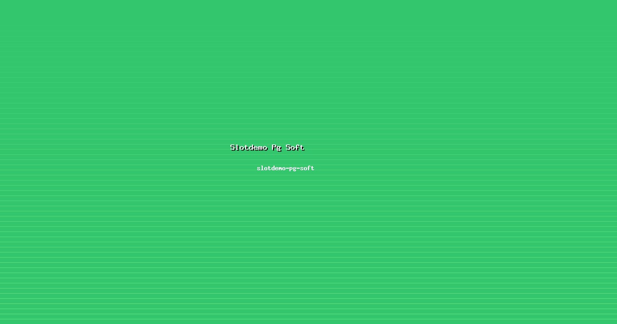 Slotdemo Pg Soft - Panduan Informasi slotdemo-pg-soft
