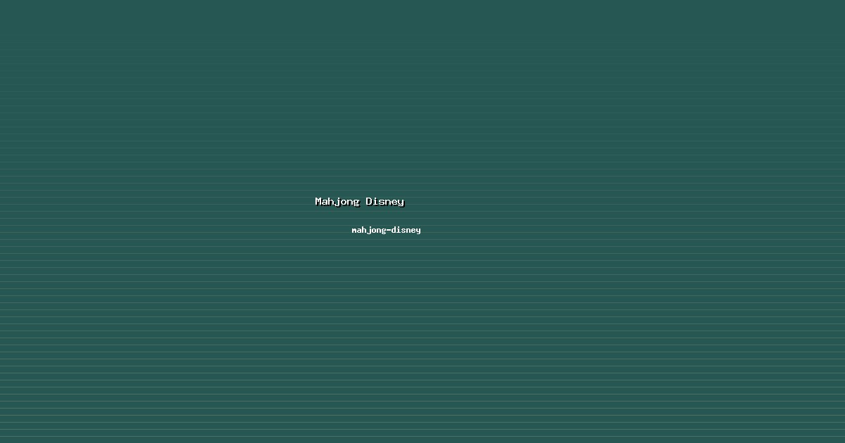 Aliansi Mahjong Disney Kuat di mahjong-disney