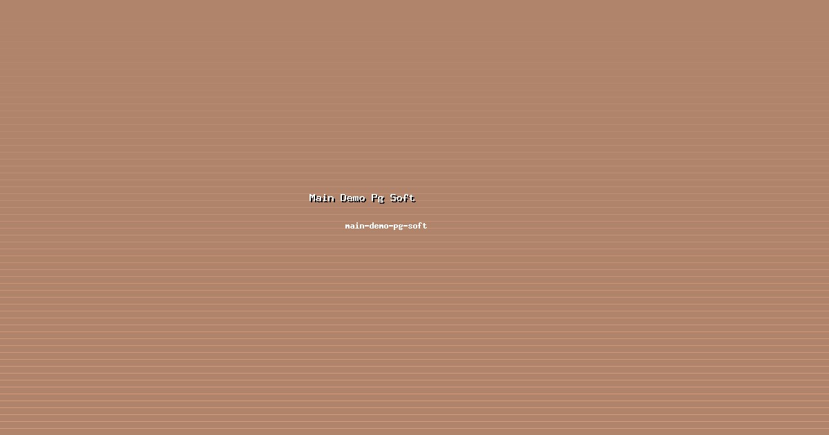 Hasil Main Demo Pg Soft Terukur di main-demo-pg-soft